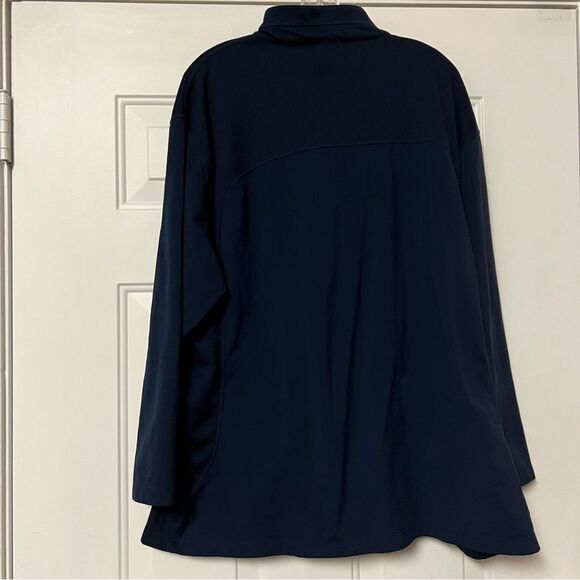 LevelWear Navy Blue 1/4 Zip Fleece Lined Pullover zip Pockets 2X XXL - Picture 5 of 11